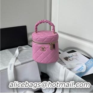 New Fashion Chanel lambskin top handle bag AP2730 pink