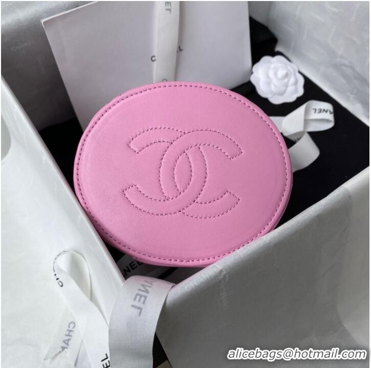 New Fashion Chanel lambskin top handle bag AP2730 pink