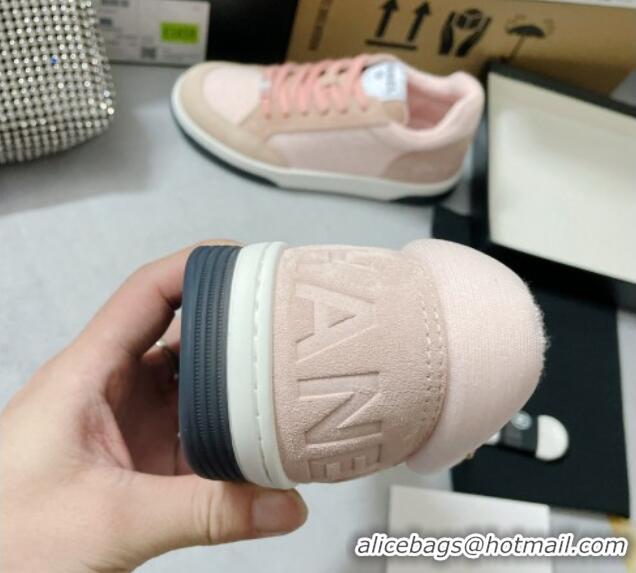 Best Product Chanel Mesh & Suede Sneakers G38811 Apricot 042170