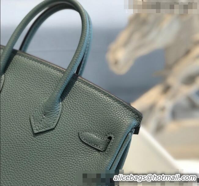 Unique Discount Hermes Birkin 25cm Bag in Togo Calfskin H25 Almond Green/Gold