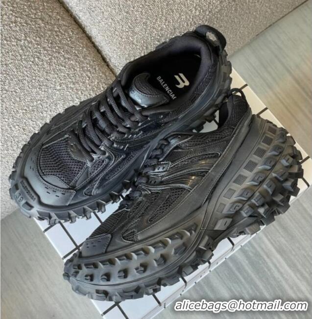 Purchase Balenciaga Defender Trainers Sneakers in Black Mesh 042696