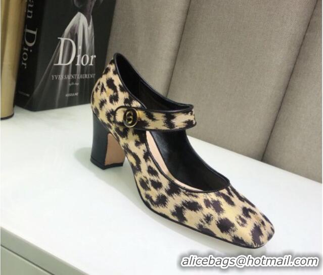 Grade Quality Dior D-Doll Mizza Mary Janes Pumps 7cm Beige 050569