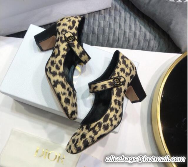 Grade Quality Dior D-Doll Mizza Mary Janes Pumps 7cm Beige 050569