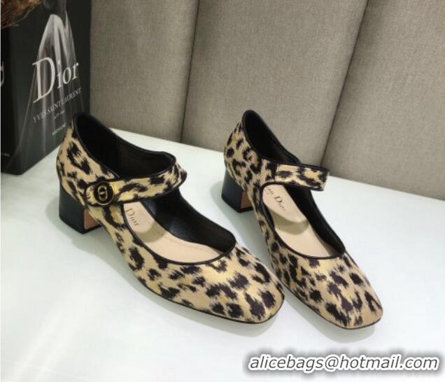 Pretty Style Dior D-Doll Mizza Mary Janes Pumps 3cm Beige 050570