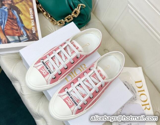 Grade Quality Dior Walk'n'Dior Sneakers in Pink Faded Cannage Denim Embroidery 0520108