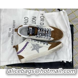 Sophisticated Golden Goose GGDB Mid Star Sneakers Brown/White 052101