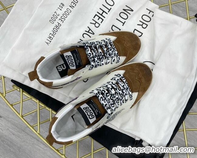 Sophisticated Golden Goose GGDB Mid Star Sneakers Brown/White 052101