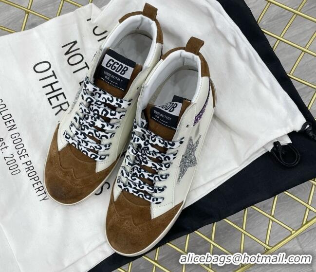 Sophisticated Golden Goose GGDB Mid Star Sneakers Brown/White 052101