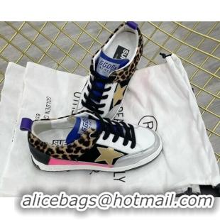 Good Quality Golden Goose GGDB Leopard Print Yeah Sneakers Brown 052104