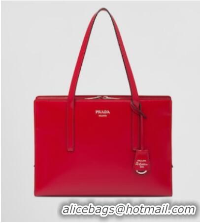 Top Quality Prada Re-Edition 1995 brushed-leather medium handbag 1BA350 red