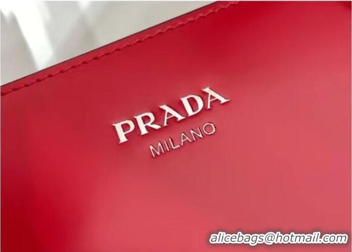 Top Quality Prada Re-Edition 1995 brushed-leather medium handbag 1BA350 red