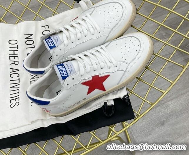 Best Price Golden Goose GGDB Leather Ball Star Sneakers White 052106