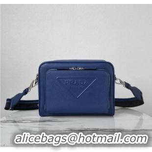 Affordable Price Prada Re-Edition 2005 Saffiano leather bag 2HD052 blue