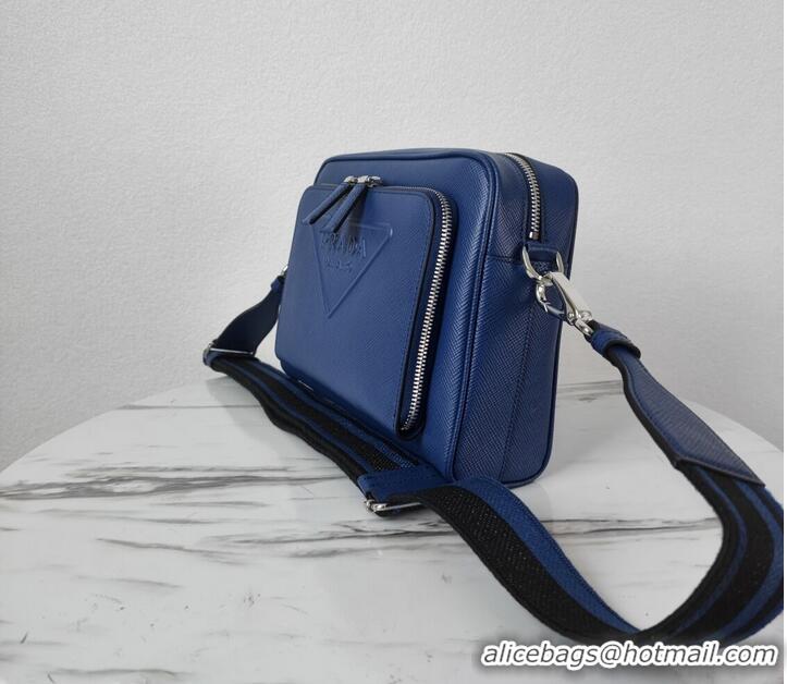 Affordable Price Prada Re-Edition 2005 Saffiano leather bag 2HD052 blue