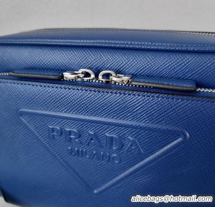 Affordable Price Prada Re-Edition 2005 Saffiano leather bag 2HD052 blue