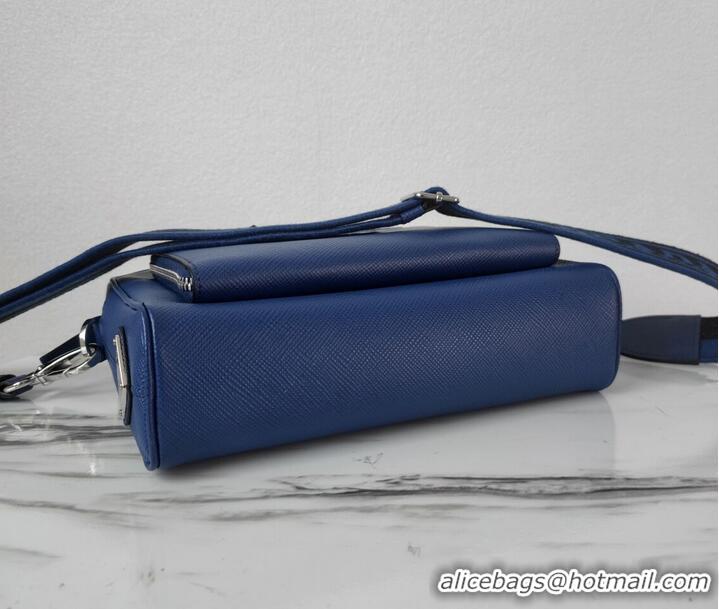 Affordable Price Prada Re-Edition 2005 Saffiano leather bag 2HD052 blue