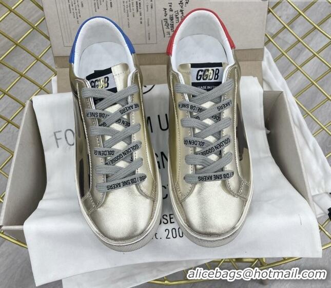 Purchase Golden Goose GGDB Leather Super-Star Sneakers Light Gold 052112