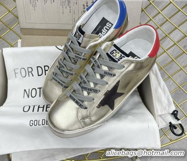 Purchase Golden Goose GGDB Leather Super-Star Sneakers Light Gold 052112