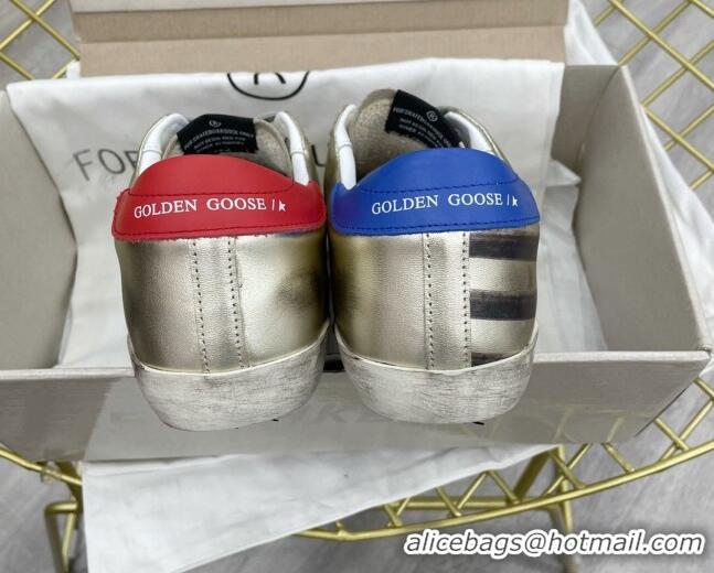 Purchase Golden Goose GGDB Leather Super-Star Sneakers Light Gold 052112