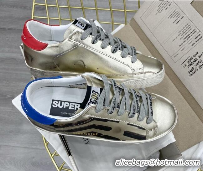 Purchase Golden Goose GGDB Leather Super-Star Sneakers Light Gold 052112