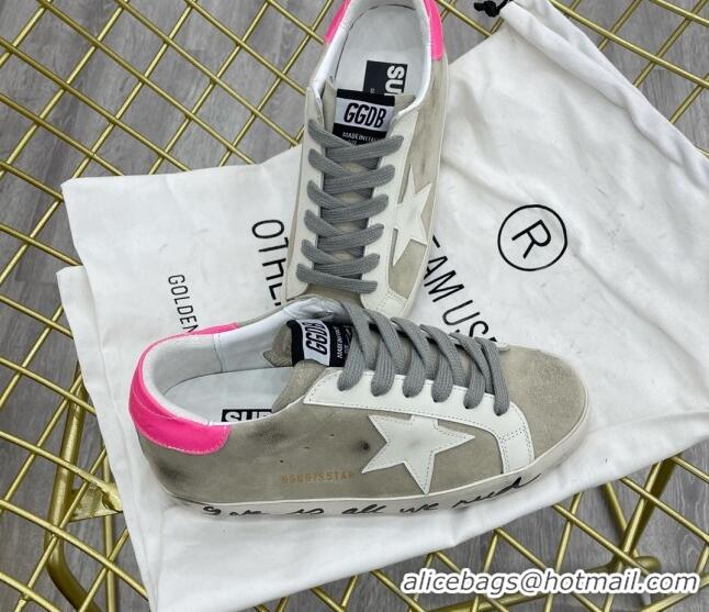 Best Grade Golden Goose GGDB Suede Super-Star Sneakers Grey 052115