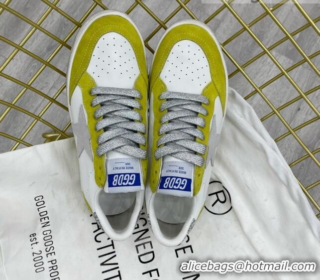 Good Quality Golden Goose GGDB Ball Star Sneakers White/Kiwi Green 052120