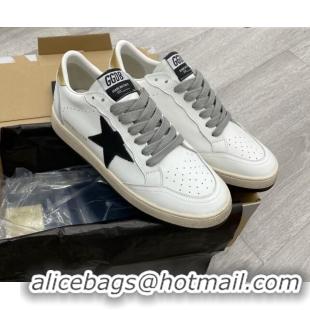 Luxury Golden Goose GGDB Leather Ball Star Sneakers White/Black 052121