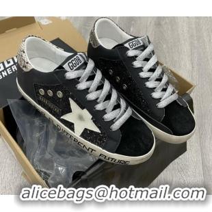 Top Design Golden Goose GGDB Glitter Super-Star Sneakers Black 052122