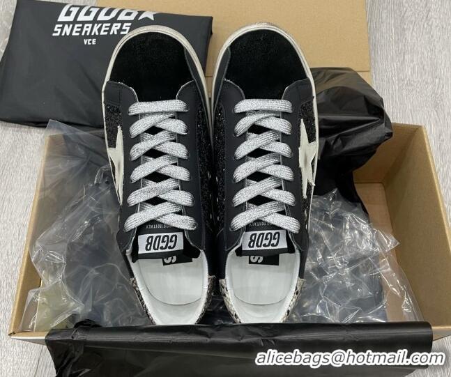 Top Design Golden Goose GGDB Glitter Super-Star Sneakers Black 052122