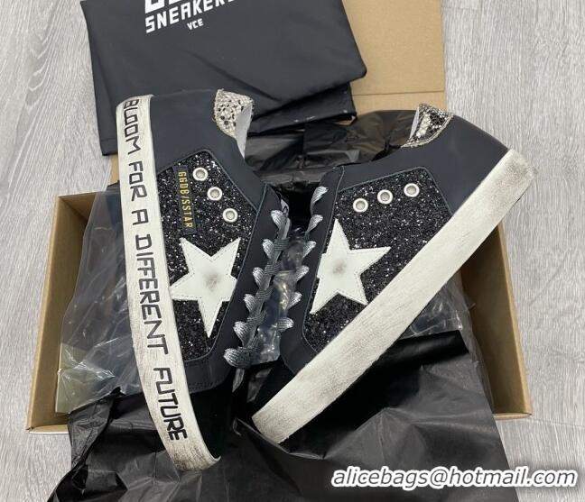 Top Design Golden Goose GGDB Glitter Super-Star Sneakers Black 052122