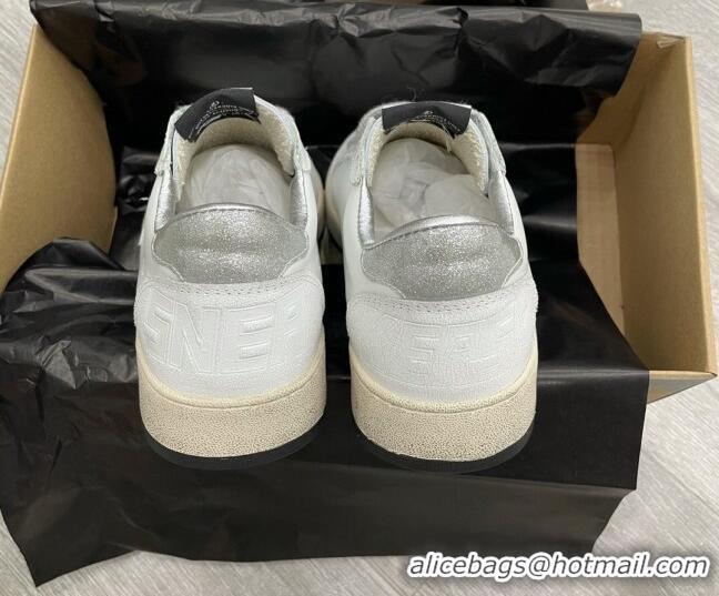 Fashion Golden Goose GGDB Leather Ball Star Sneakers White/Silver 052123