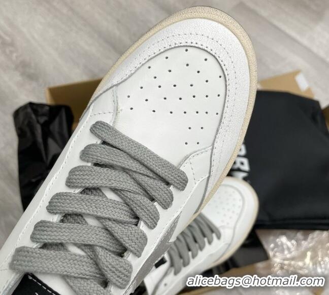 Fashion Golden Goose GGDB Leather Ball Star Sneakers White/Silver 052123