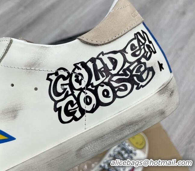 Top Quality Golden Goose GGDB Print Super-Star Sneakers White 052127