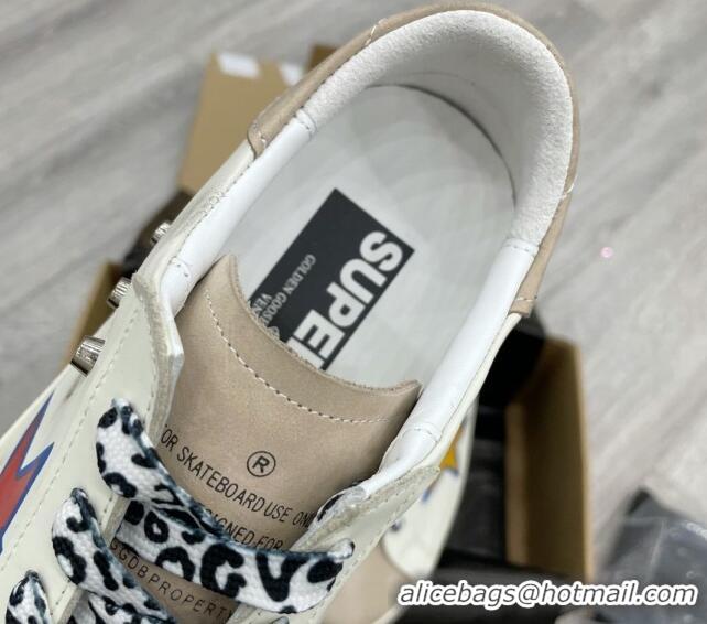 Top Quality Golden Goose GGDB Print Super-Star Sneakers White 052127