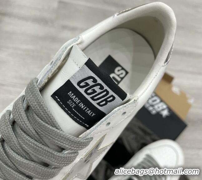 Good Quality Golden Goose GGDB Leather Ball Star Sneakers White/Silver 052131