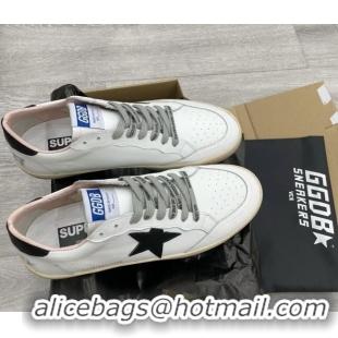 Grade Quality Golden Goose GGDB Leather Ball Star Sneakers White/Black 052132