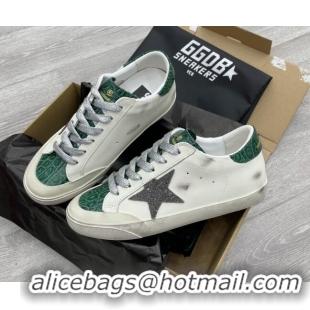 Unique Style Golden Goose GGDB Super-Star Sneakers White/Green 052135