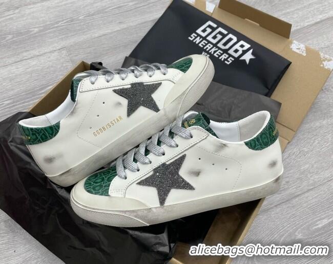 Unique Style Golden Goose GGDB Super-Star Sneakers White/Green 052135