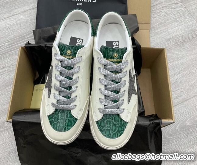 Unique Style Golden Goose GGDB Super-Star Sneakers White/Green 052135