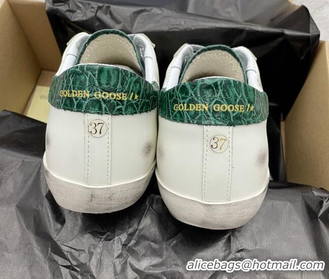 Unique Style Golden Goose GGDB Super-Star Sneakers White/Green 052135