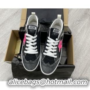 Stylish Golden Goose GGDB Suede Mid Star Sneakers Black 052137