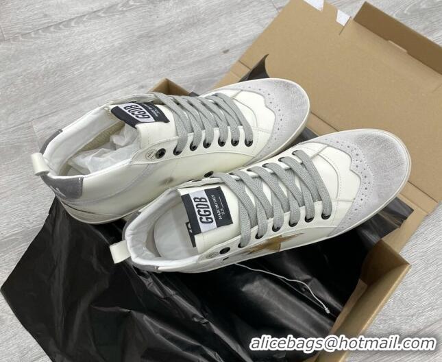 Good Product Golden Goose GGDB Mid Star Sneakers White/Grey/Gold 052138