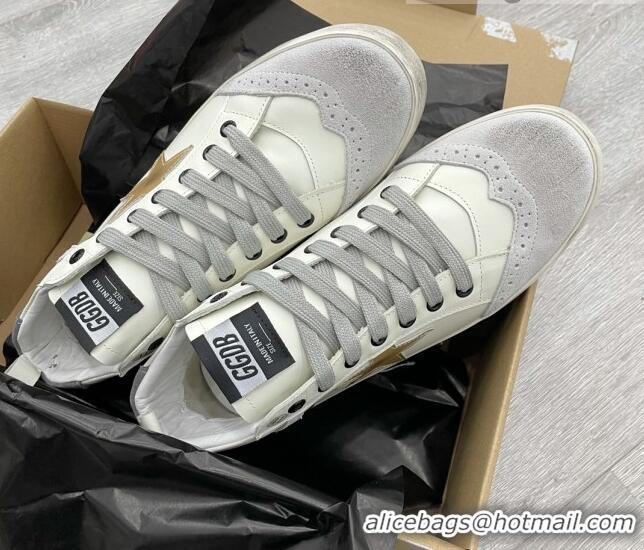 Good Product Golden Goose GGDB Mid Star Sneakers White/Grey/Gold 052138