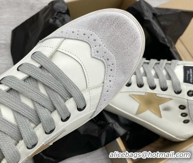 Good Product Golden Goose GGDB Mid Star Sneakers White/Grey/Gold 052138