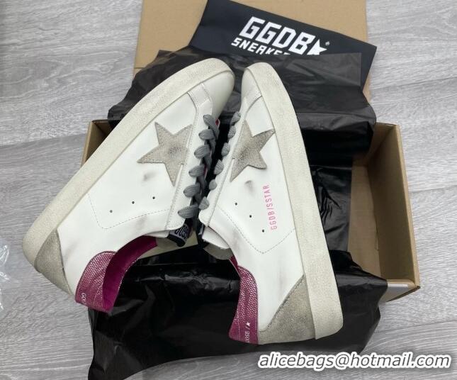 Classic Golden Goose GGDB Super-Star Sneakers White/Pink/Grey 052139