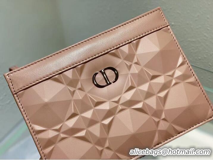 Market Sells DIOR MINI BOBBY BAG Cannage Calfskin C2806 pink