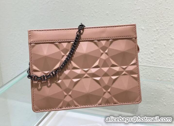 Market Sells DIOR MINI BOBBY BAG Cannage Calfskin C2806 pink