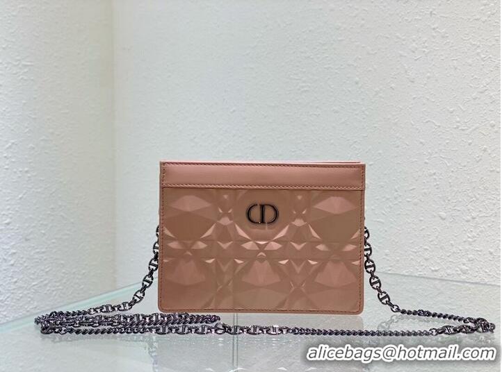 Market Sells DIOR MINI BOBBY BAG Cannage Calfskin C2806 pink