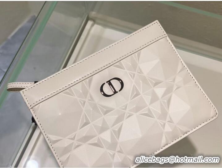 Cheapest DIOR MINI BOBBY BAG Cannage Calfskin C2806 white