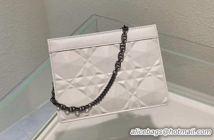 Cheapest DIOR MINI BOBBY BAG Cannage Calfskin C2806 white